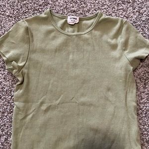 Cotton On green ribbed top